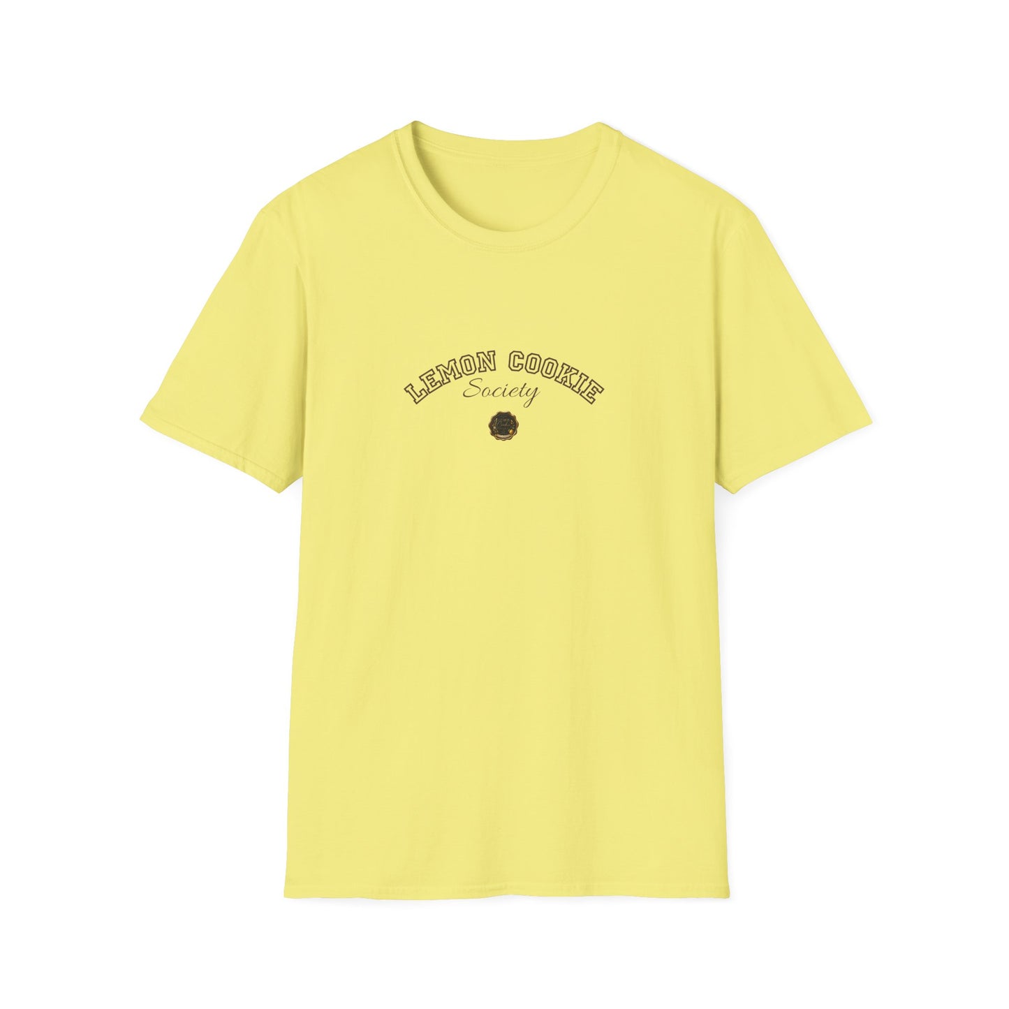 Lemon Cookie Society T-Shirt | Minimal Vintage Logo Tee