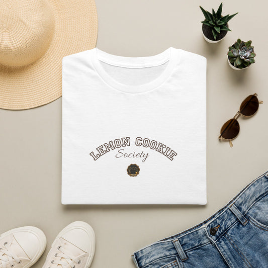 Lemon Cookie Society T-Shirt | Minimal Vintage Logo Tee