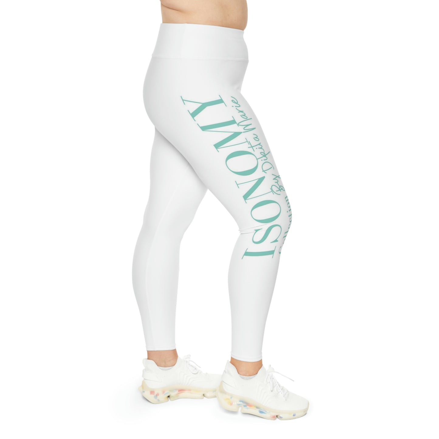 Plus Size Leggings White