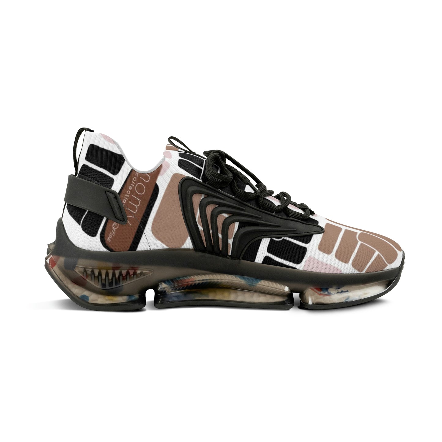Men's Brown Fist Mesh Sneakers