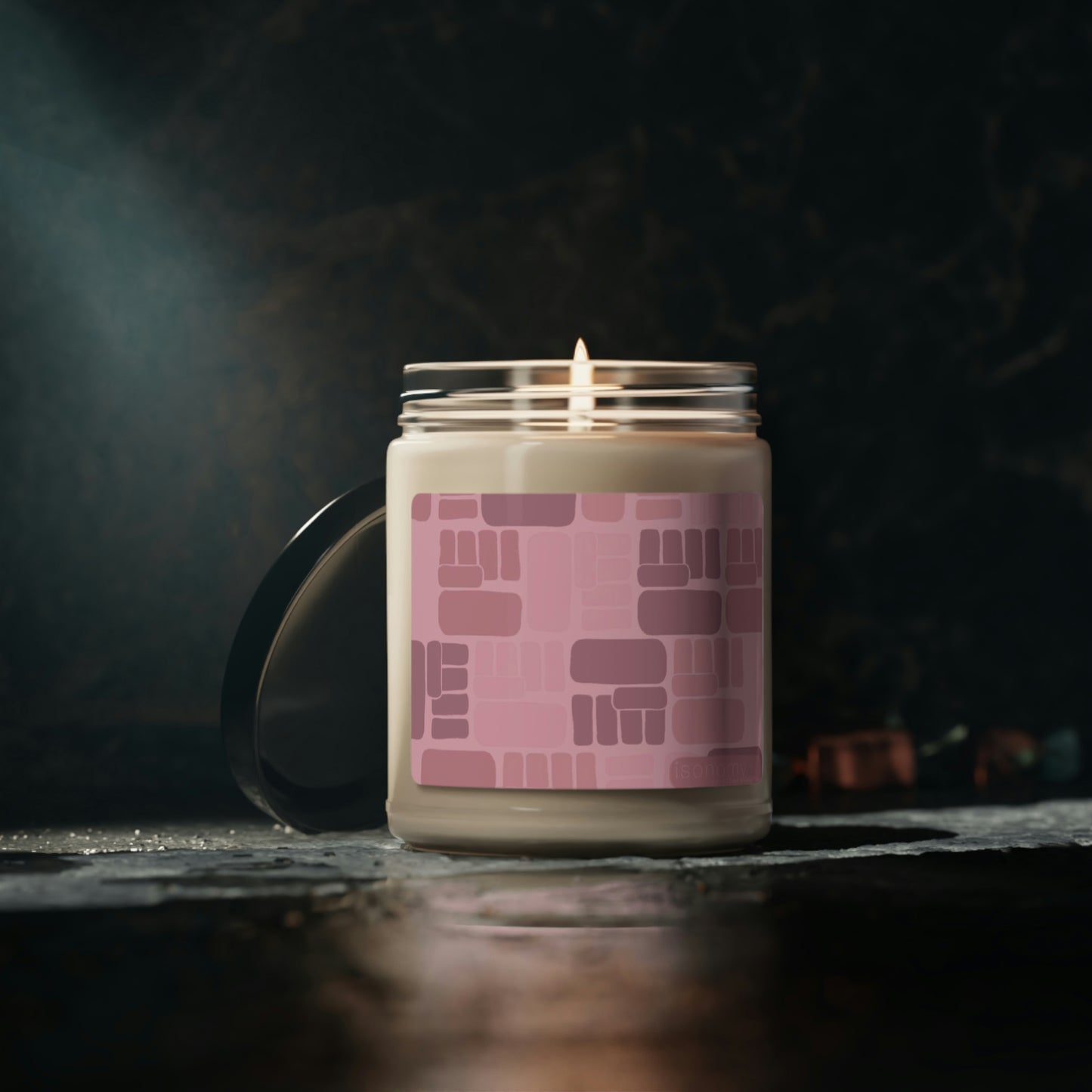 Pink Scented Soy Candle, 9oz