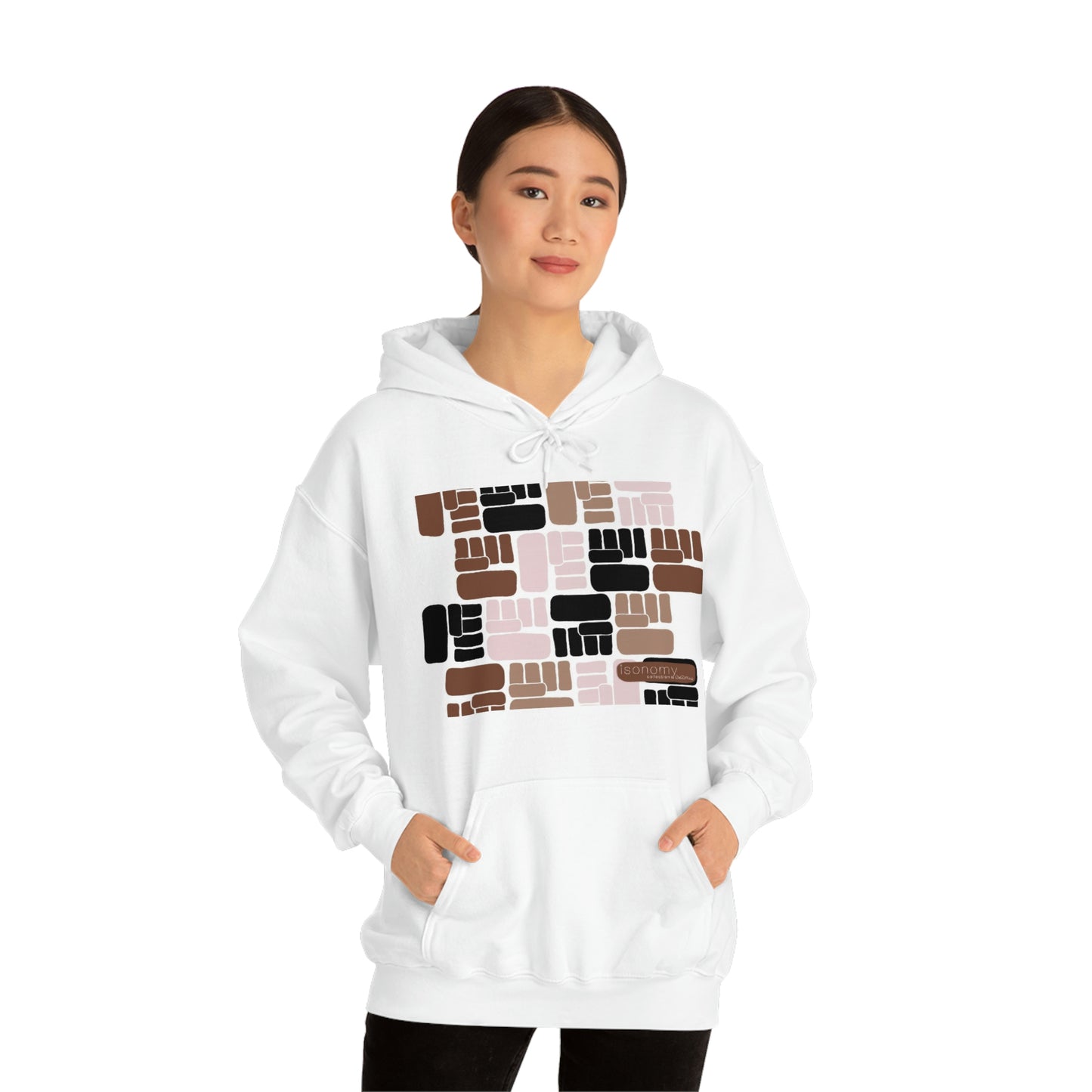 Brown Fist Heavy Blend™ Hooded Sweatshirt
