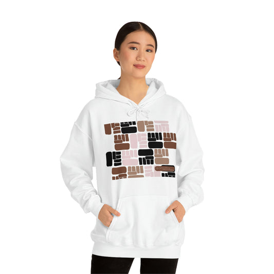 Brown Fist Heavy Blend™ Hooded Sweatshirt