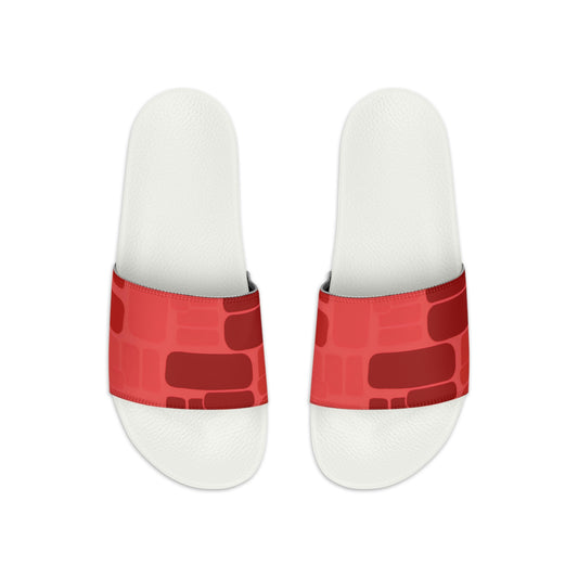 Red Fist Slide Sandals