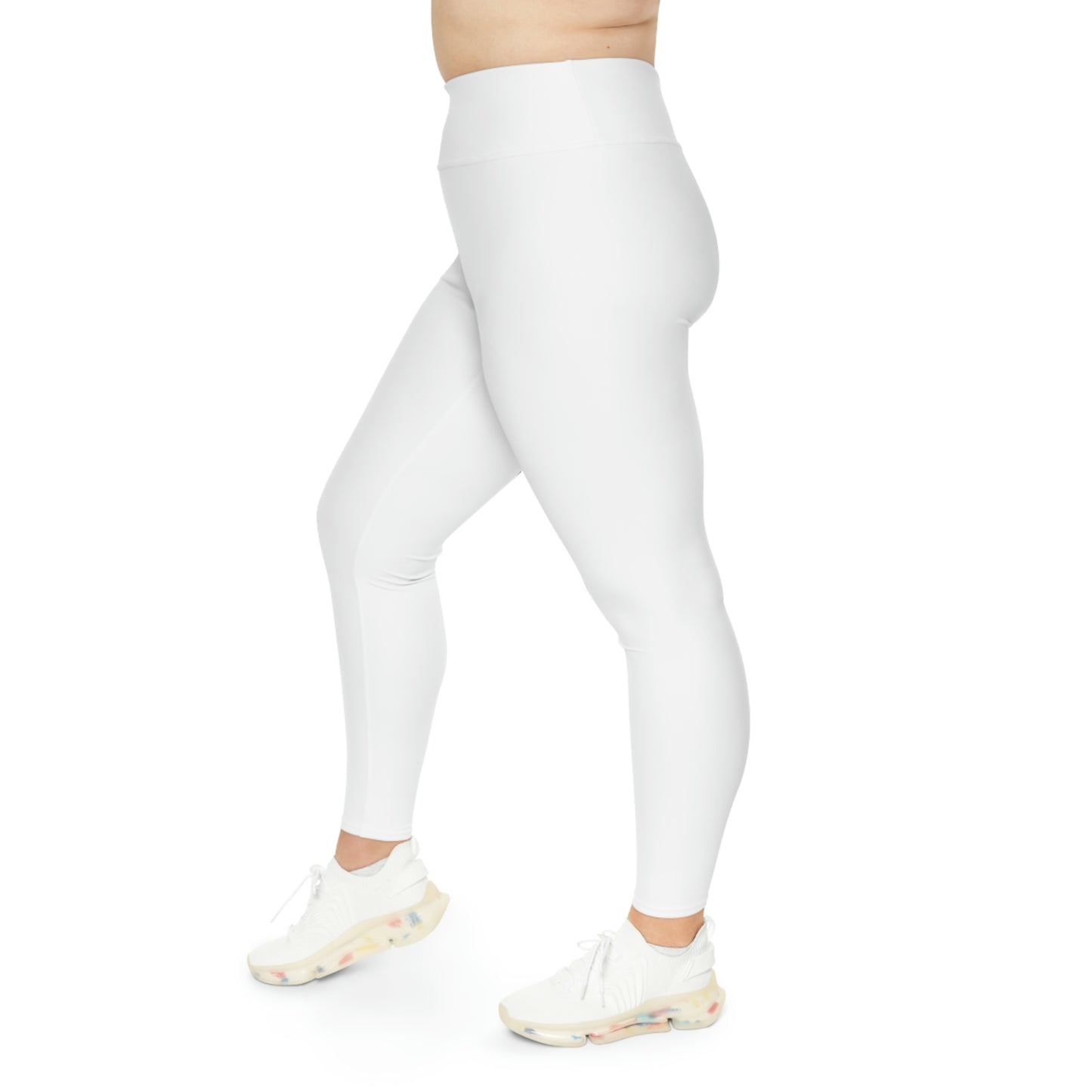 Plus Size Leggings White