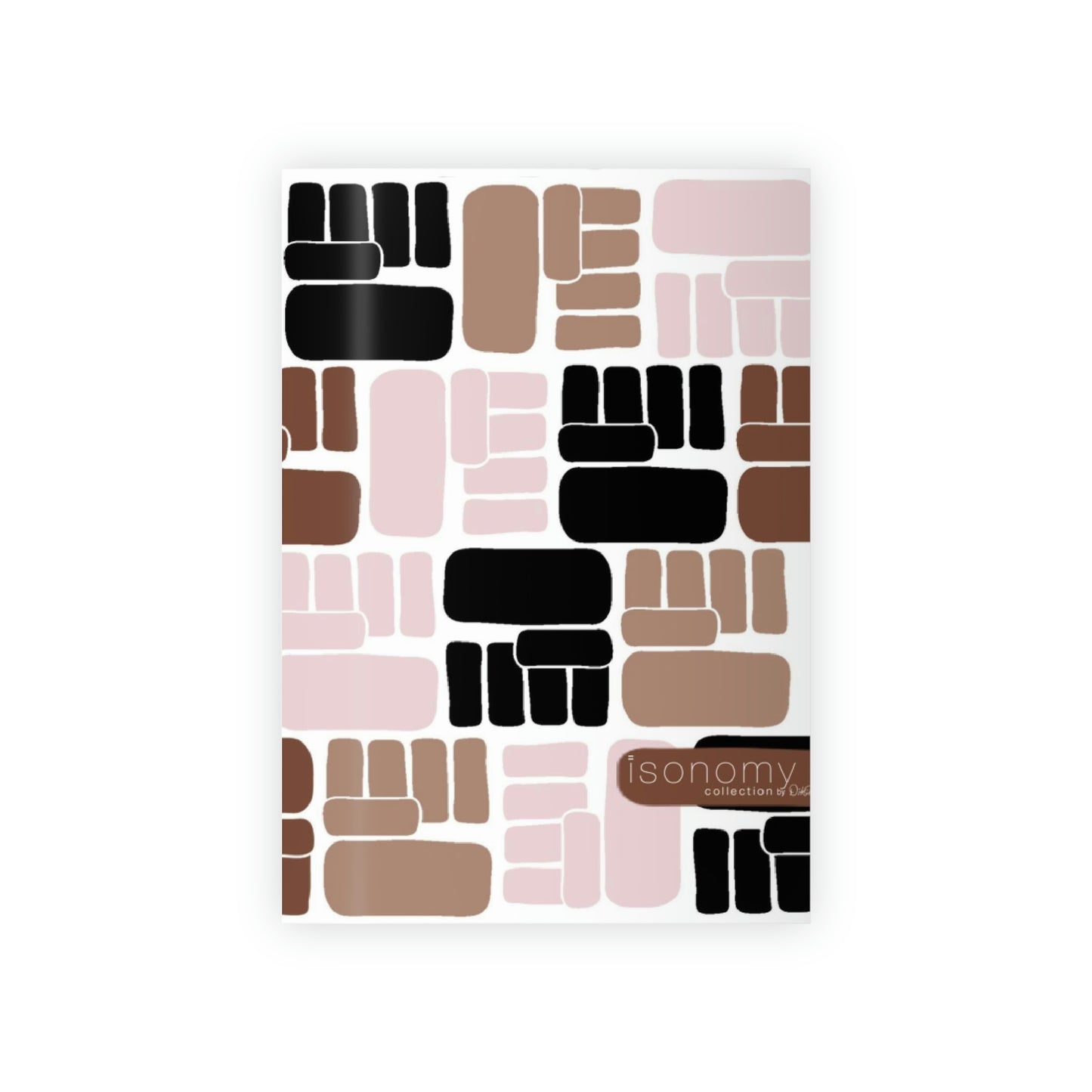 Brown Fist Gift Wrapping Paper Rolls, 1pc