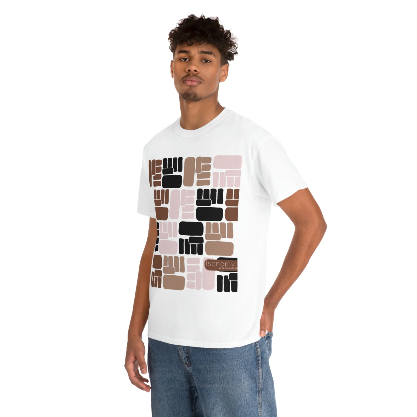 Brown Fist  Heavy Cotton Tee