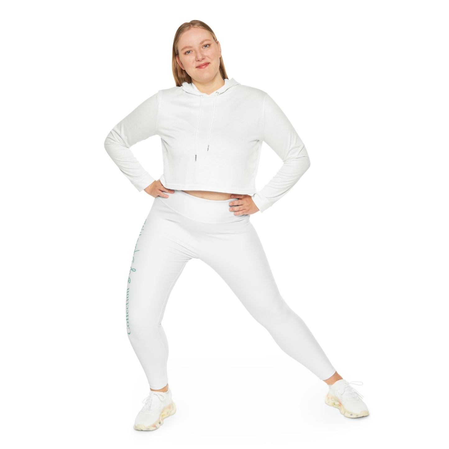 Plus Size Leggings White