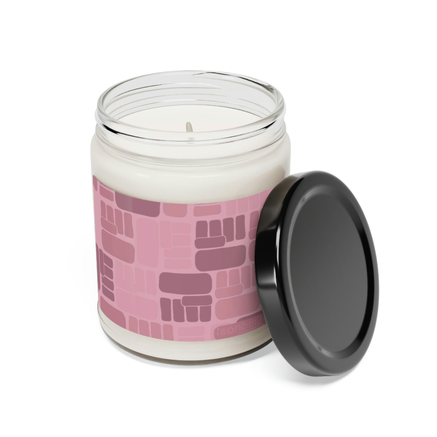 Pink Scented Soy Candle, 9oz