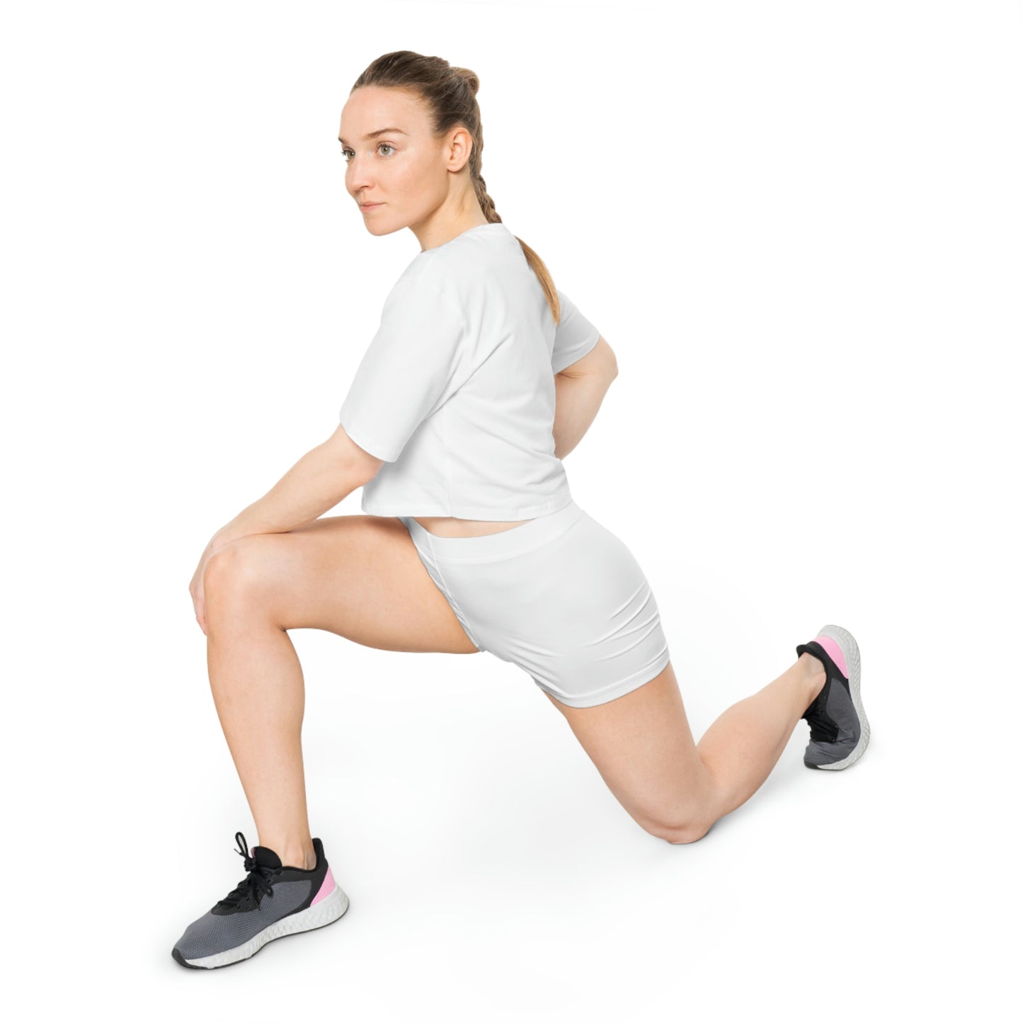 Baddie Shorts White